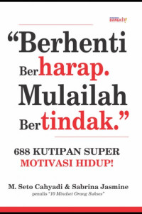 Image of Berhenti berharap mulailah bertindak