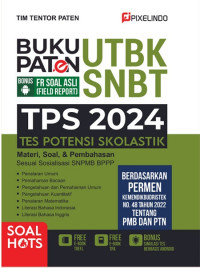 Image of Buku Paten UTBK SNBT TPS 2024