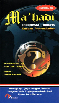 Image of MA'HADI; Indonesia-Inggris