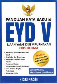 Image of EYD V: Panduan Kata Baku & Ejaan Yang Disempurnakan